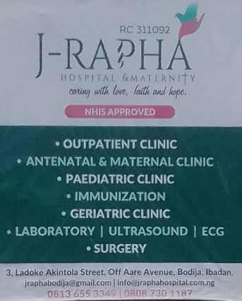 J-Rapha Hospital & Maternity Ltd Ibadan